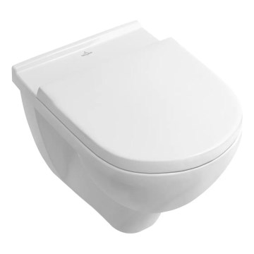 Villeroy & Boch 5660H101 - O.NOVO Wand-WC mit WC-Sitz, Keramik/Weiß