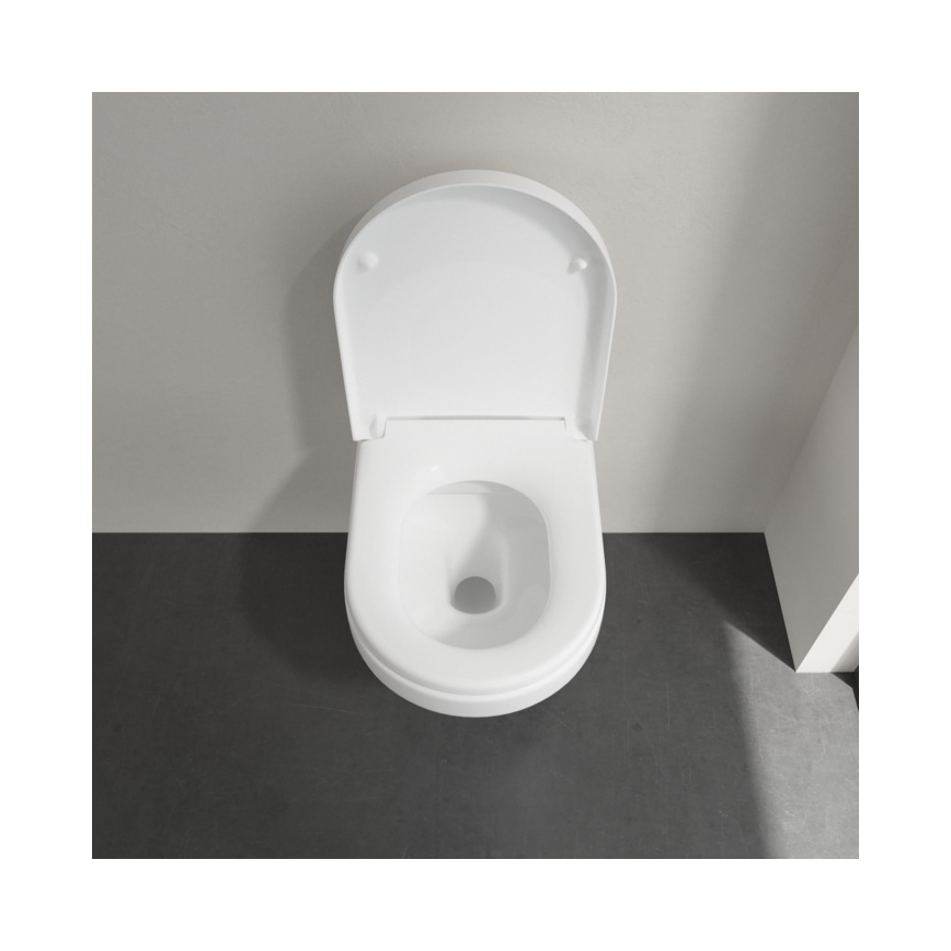 Villeroy & Boch 5684HRR1 - Wand-WC mit SoftClose-Sitz ARCHITECTURA Keramik/weiß