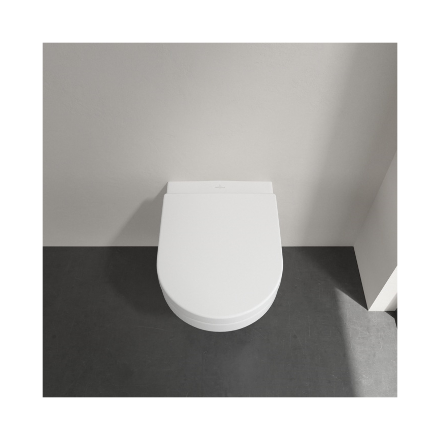 Villeroy & Boch 5684HRR1 - WC sospeso con sedile SoftClose ARCHITECTURA in ceramica/bianco