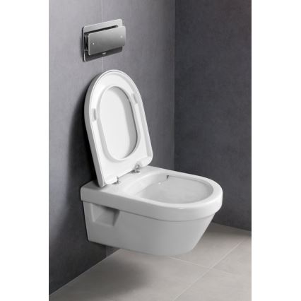Villeroy & Boch 5684HRR1 - WC sospeso con sedile SoftClose ARCHITECTURA in ceramica/bianco