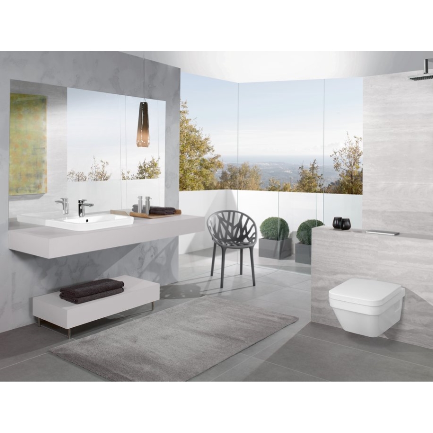 Villeroy & Boch 5685HR01 - Wand-WC mit SoftClose-Sitz ARCHITECTURA Keramik/weiß