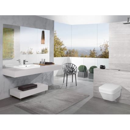 Villeroy & Boch 5685HR01 - WC suspendu ARCHITECTURA en céramique avec abattant SoftClose, blanc