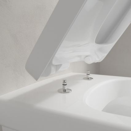 Villeroy & Boch 5685HR01 - WC suspendu ARCHITECTURA en céramique avec abattant SoftClose, blanc