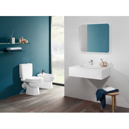 Villeroy & Boch 5760G101 - Réservoir de chasse WC combiné O.NOVO, raccordement arrière/latéral, blanc