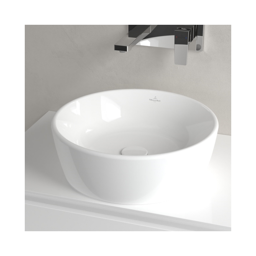 Villeroy & Boch 5A254501 - Lavabo da appoggio ARCHITECTURA diametro 45 cm ceramica/bianco