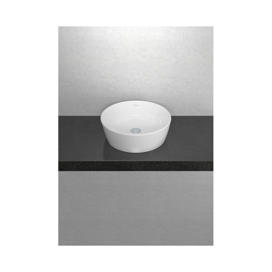 Villeroy & Boch 5A254501 - Lavabo da appoggio ARCHITECTURA diametro 45 cm ceramica/bianco