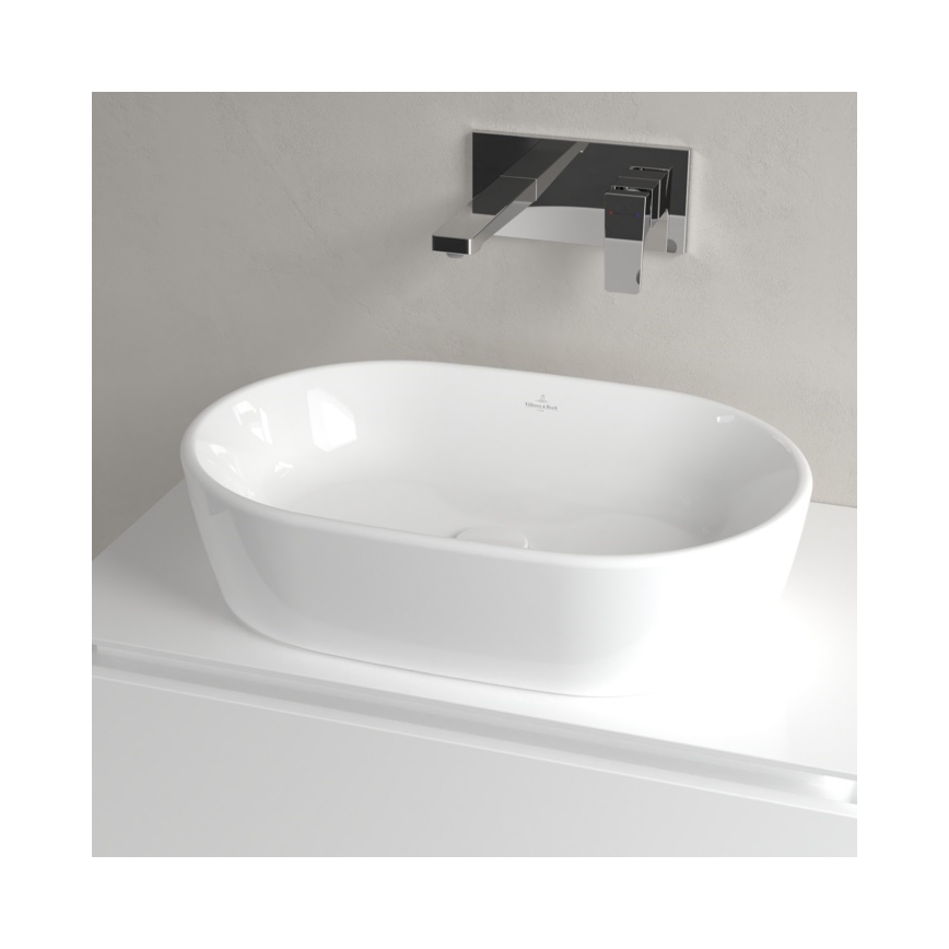 Villeroy & Boch 5A266001 - Aufsatzwaschbecken ARCHITECTURA 60x40 cm Keramik/weiß