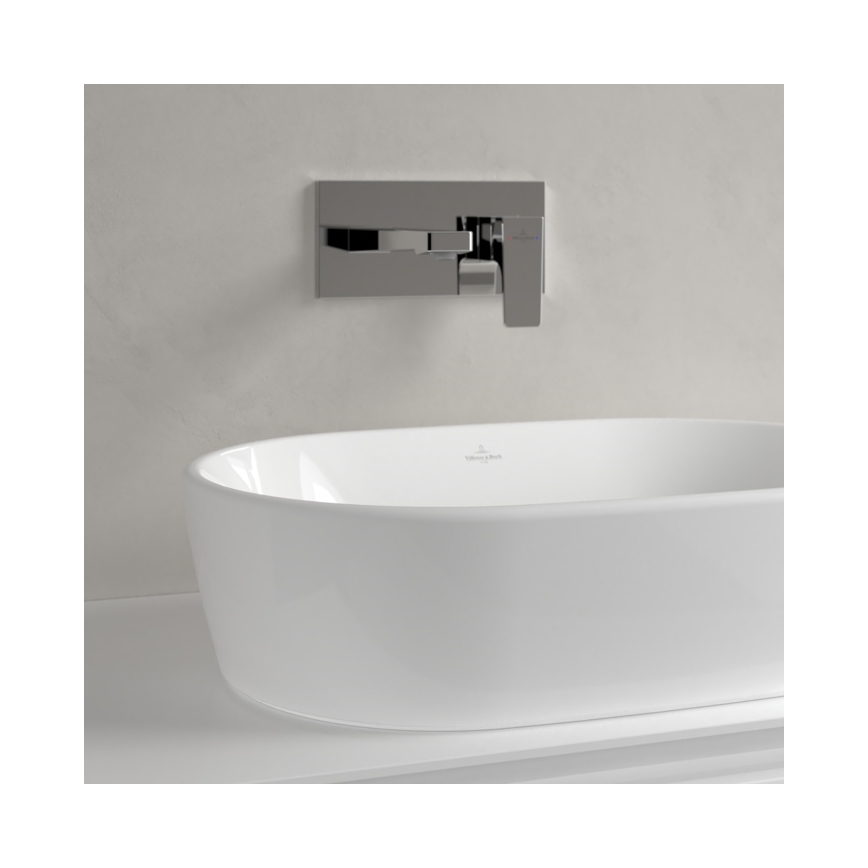 Villeroy & Boch 5A266001 - Aufsatzwaschbecken ARCHITECTURA 60x40 cm Keramik/weiß