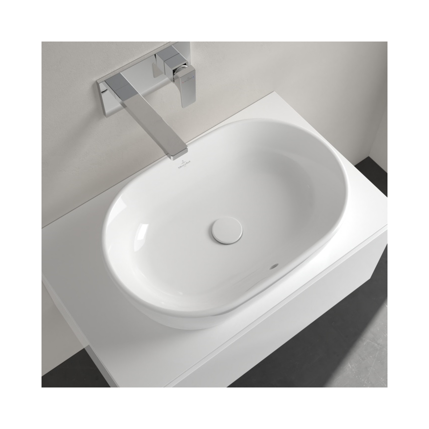 Villeroy & Boch 5A266001 - Lavabo da appoggio ARCHITECTURA 60 x 40 cm, ceramica/bianco