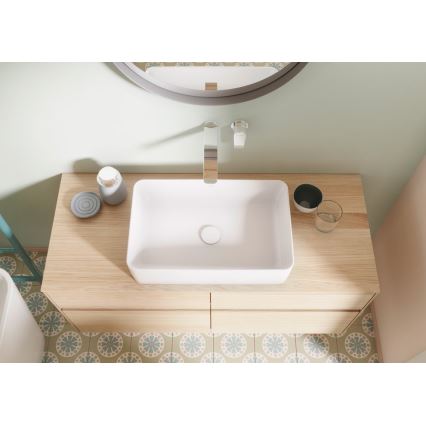 Villeroy & Boch 68080001 - Bonde pour lavabo en céramique, finition chrome brillant