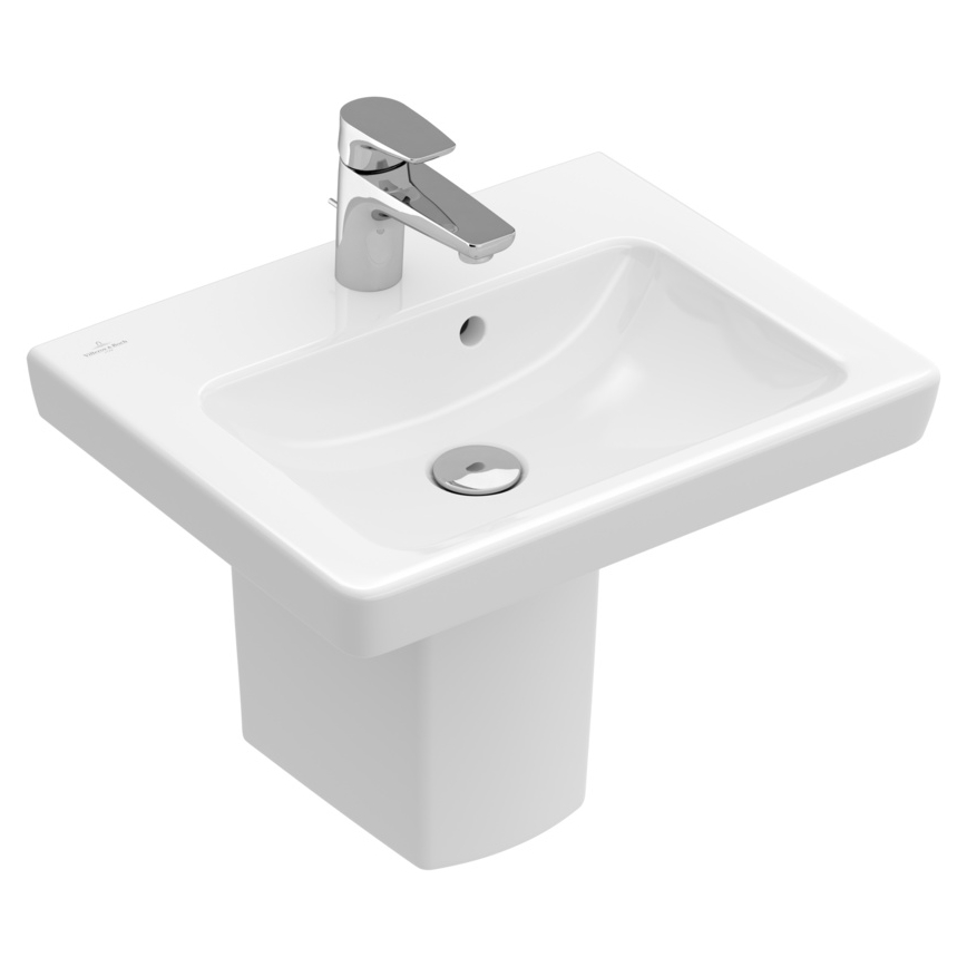 Villeroy & Boch 73155001 - Wandhängendes Waschbecken SUBWAY 2.0 50 x 40 cm Keramik/weiß
