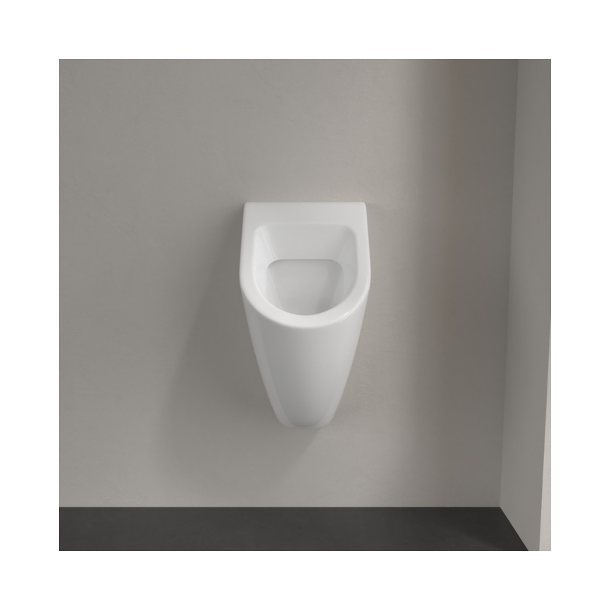 Villeroy & Boch 75130001 - Urinal SUBWAY mit hinterem Abgang, Keramik/weiß