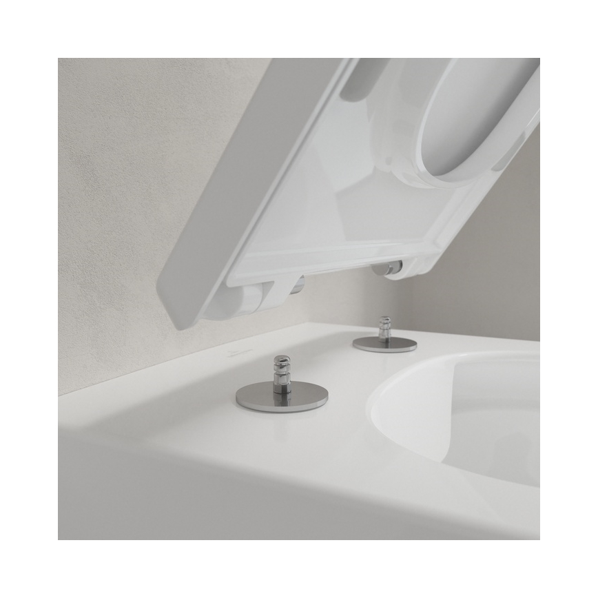 Villeroy & Boch 8M24S101 - Siège de WC SoftClose MEMENTO 2.0 blanc