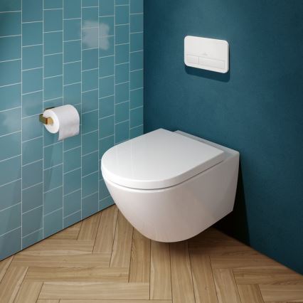 Villeroy & Boch 8M42S1T1 - Abattant de WC à fermeture douce SUBWAY 3.0 blanc