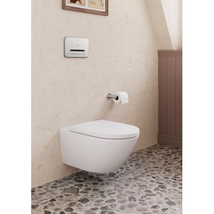 Villeroy & Boch 8M42S1T1 - Abattant de WC à fermeture douce SUBWAY 3.0 blanc