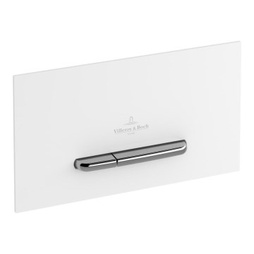 Villeroy & Boch 92216168 - Pulsante di scarico VICONNECT bianco/cromo lucido