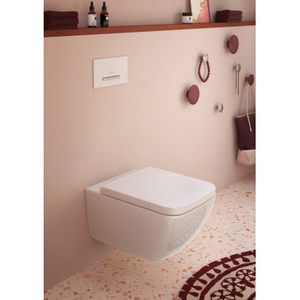 Villeroy & Boch 92216168 - Pulsante di scarico VICONNECT bianco/cromo lucido