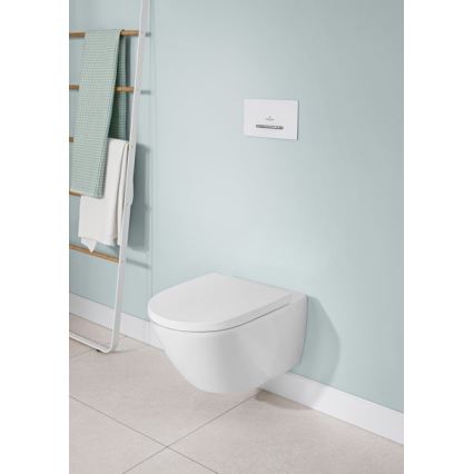 Villeroy & Boch 92216168 - Pulsante di scarico VICONNECT bianco/cromo lucido