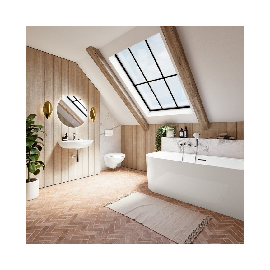 Villeroy & Boch 922400RE - Bouton-poussoir de chasse VICONNECT blanc brillant