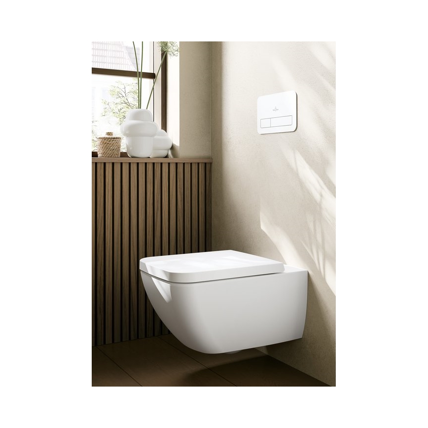 Villeroy & Boch 922400RE - Pulsante di scarico VICONNECT, bianco lucido