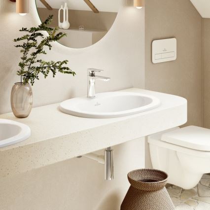 Villeroy & Boch 922400RE - Pulsante di scarico VICONNECT, bianco lucido