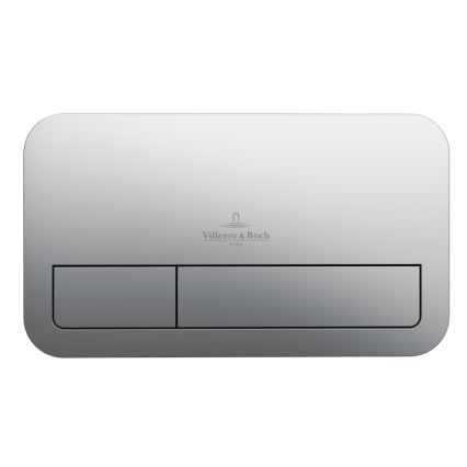 Villeroy & Boch 92249069 - Bouton de chasse d'eau VICONNECT chromé mat