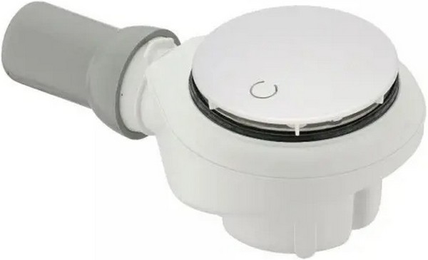 Villeroy & Boch 92250068 - Kit d'évacuation pour receveurs de douche SUBWAY Ø 9 cm blanc