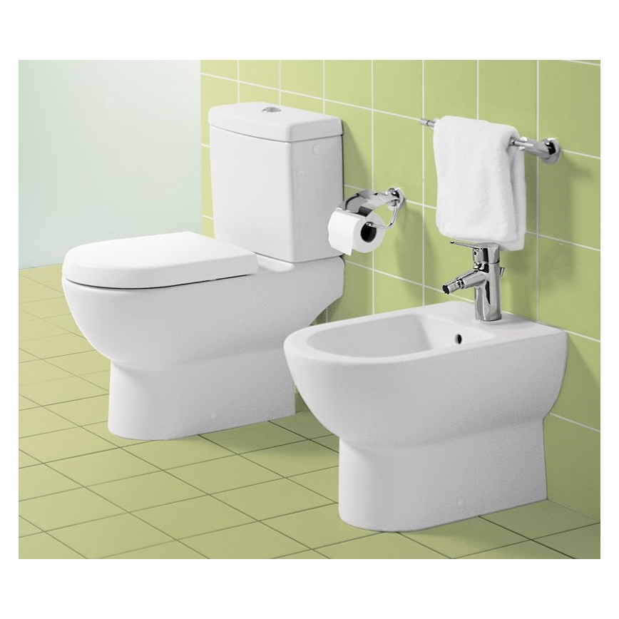 Villeroy & Boch 9M55S101 - Sedile per WC SoftClose SUBWAY bianco