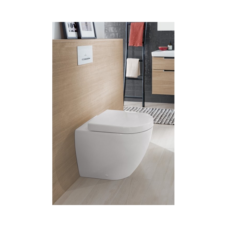 Villeroy & Boch 9M68S101 - Abattant de WC SoftClose SUBWAY 2.0 blanc