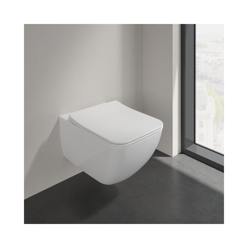 Villeroy & Boch 9M80S101 - Abattant de WC SoftClose VENTICELLO blanc