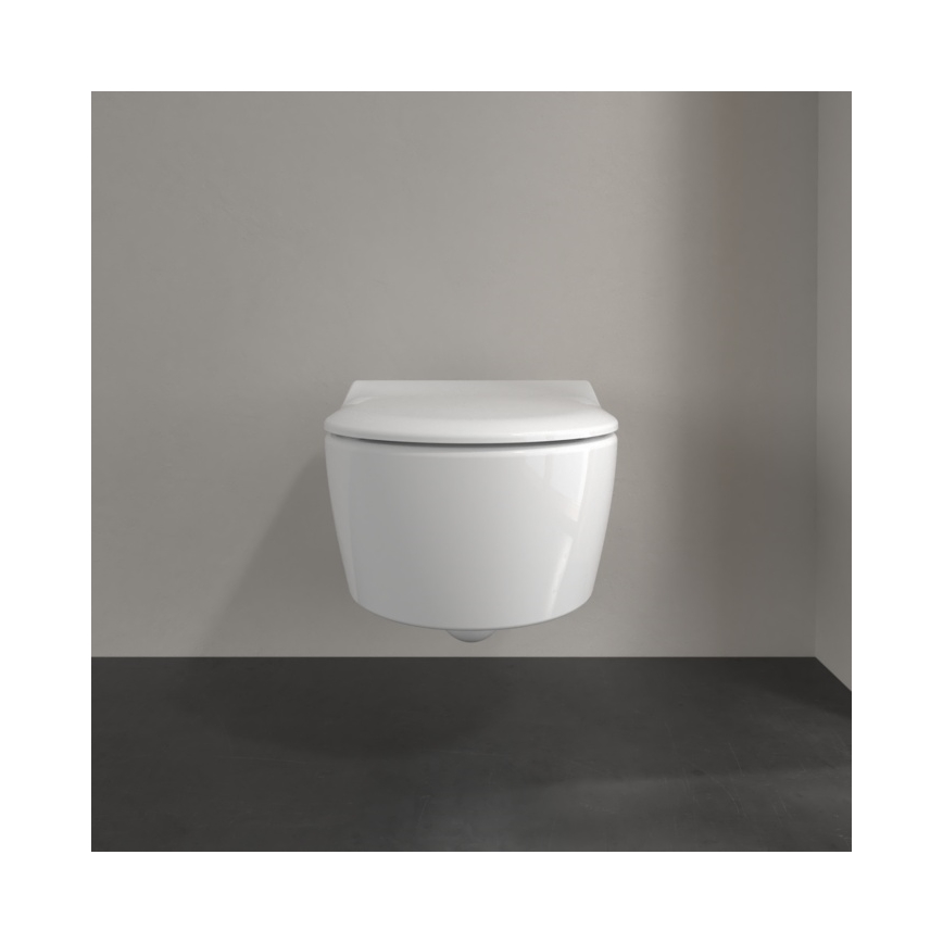Villeroy & Boch 9M87S101 - Toilettensitz AVENTO mit SoftClose, weiß