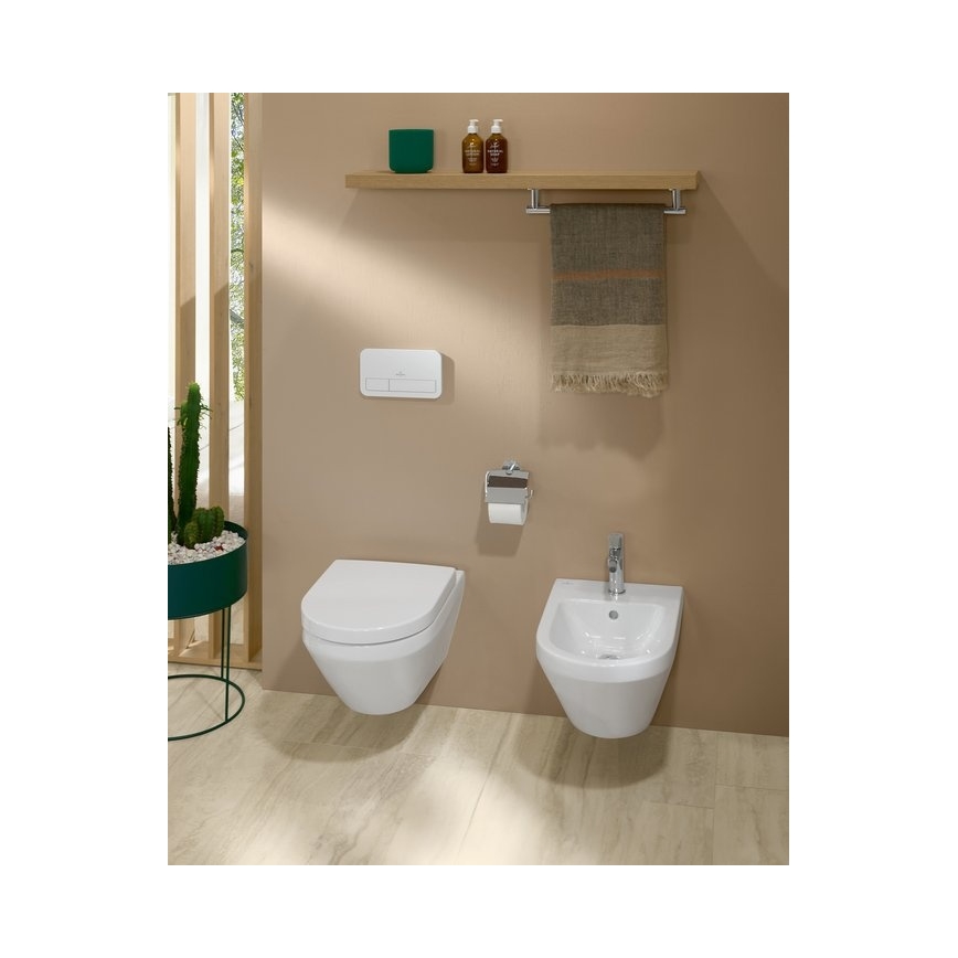 Villeroy & Boch TVA15101300061 - Porta rotolo per carta igienica ELEMENTS in cromo lucido