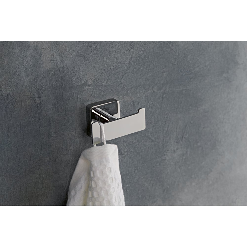Villeroy & Boch TVA15201200061 - Gancio da parete ELEMENTS, finitura cromo lucido