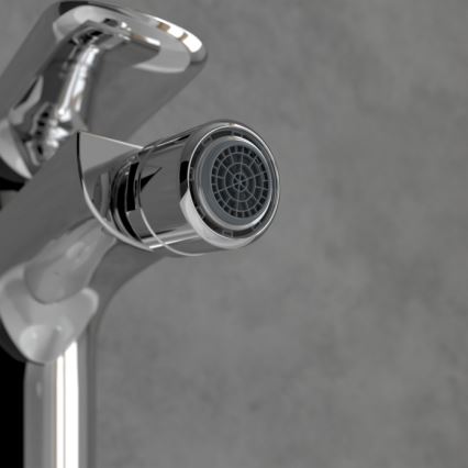 Villeroy & Boch TVB10420111061 - Bidetarmatur + Ablaufgarnitur O.NOVO glänzender Chrom