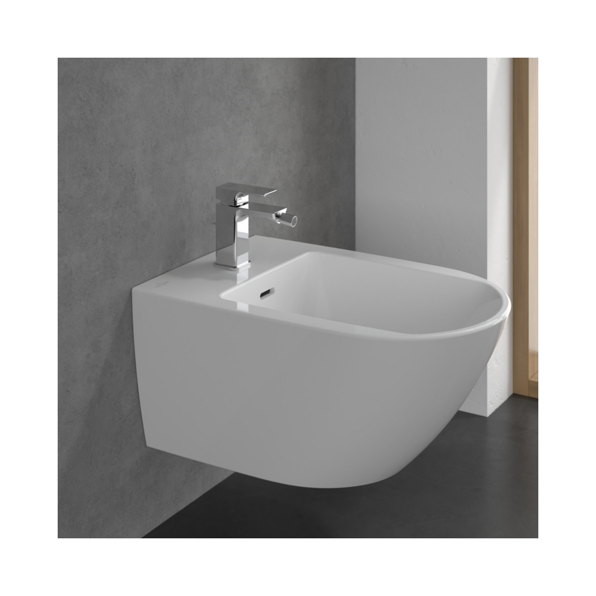 Villeroy & Boch TVB11200100061 - Miscelatore per bidet + piletta SUBWAY 3.0 cromo lucido