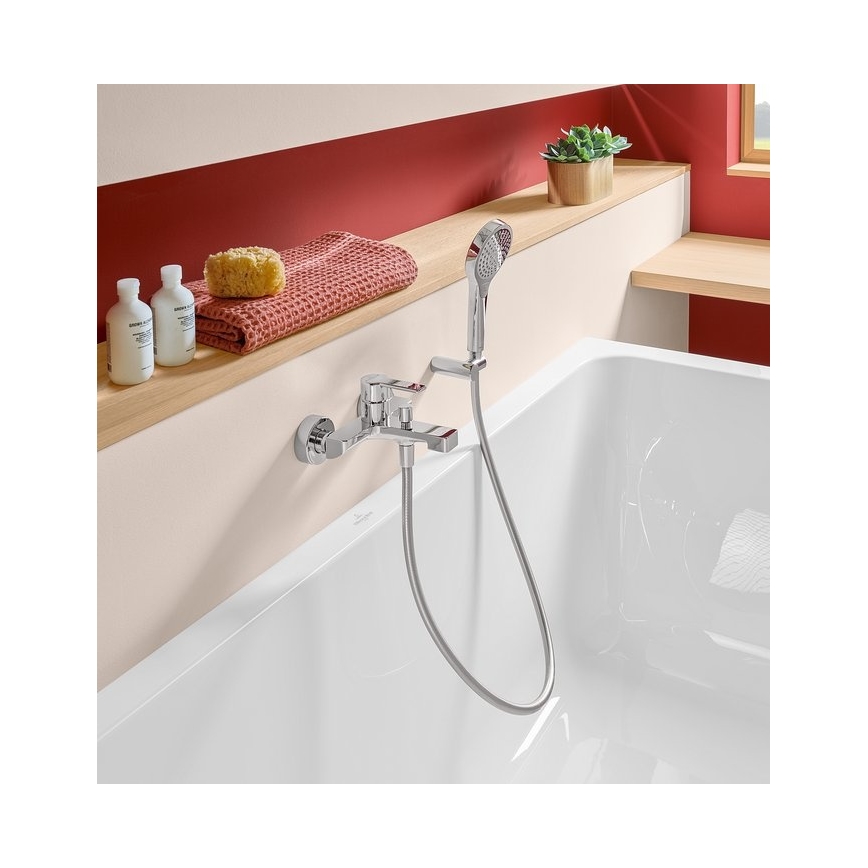 Villeroy & Boch TVC00003500061 - Flessibile doccia 120 cm, finitura cromo lucido