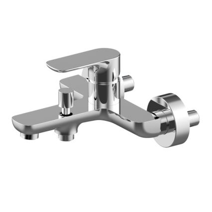 Villeroy & Boch TVT10400100061 - Wannenbatterie O.NOVO, glänzendes Chrom