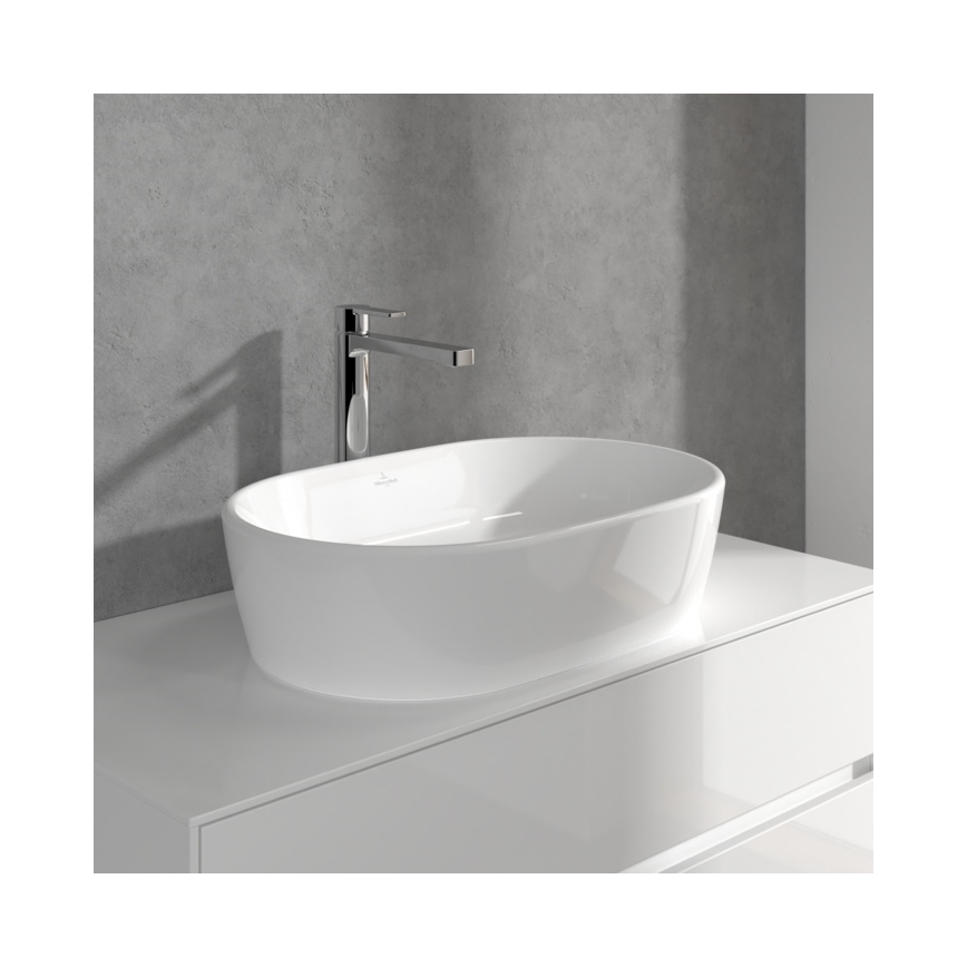 Villeroy & Boch TVW10300500061 - Mitigeur pour lavabo + bonde ARCHITECTURA 32,9 cm chromé brillant