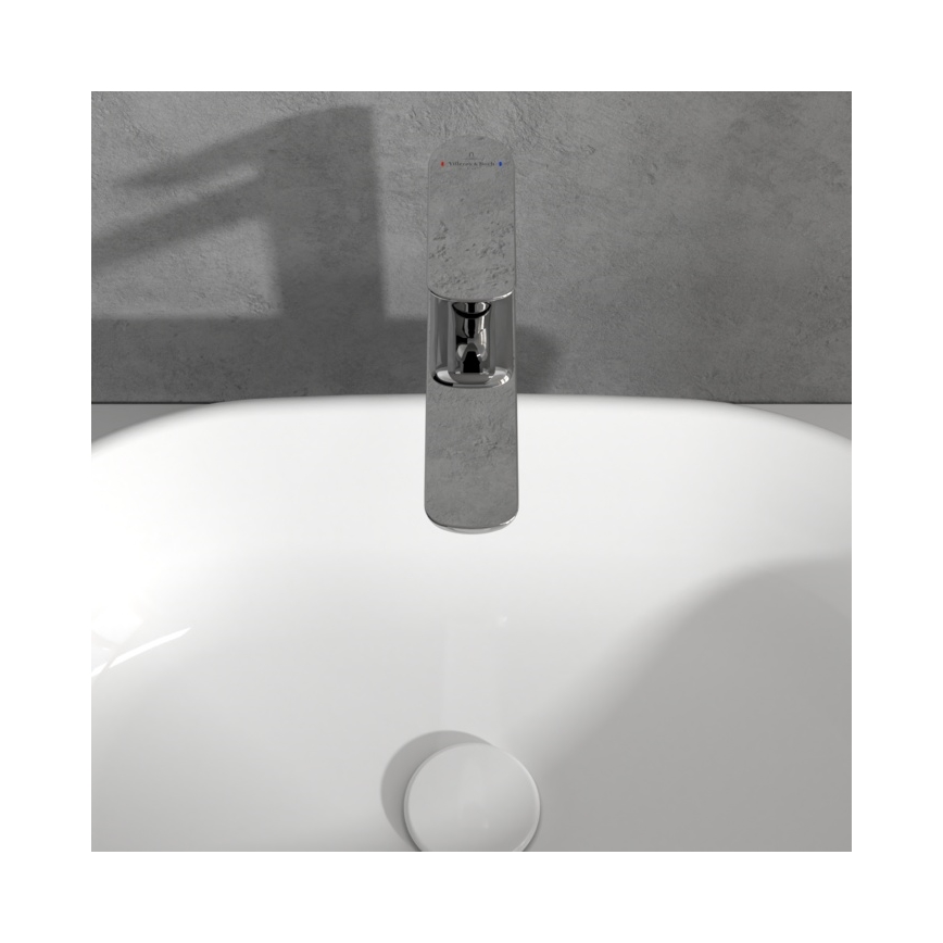 Villeroy & Boch TVW10410511061 - Mitigeur pour lavabo + bonde O.NOVO 29,5 cm chromé brillant