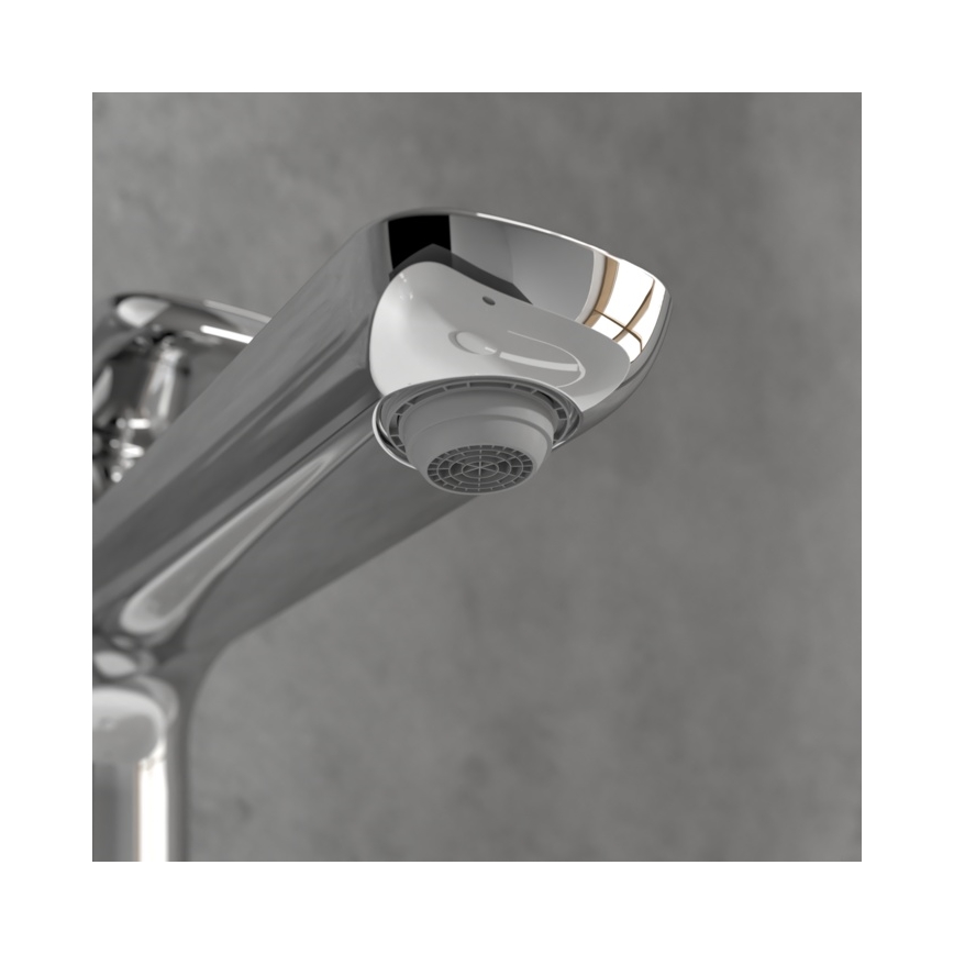 Villeroy & Boch TVW10410511061 - Waschtischarmatur + Ablaufgarnitur O.NOVO 29,5 cm Hochglanzchrom