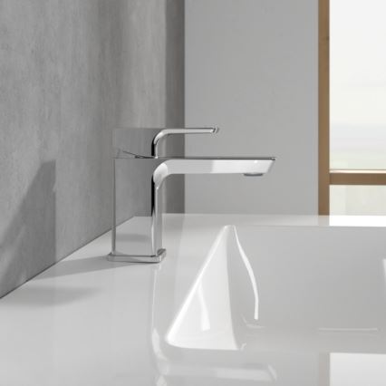 Villeroy & Boch TVW11200100161 - Miscelatore per lavabo SUBWAY 3.0 12,5 cm cromo lucido