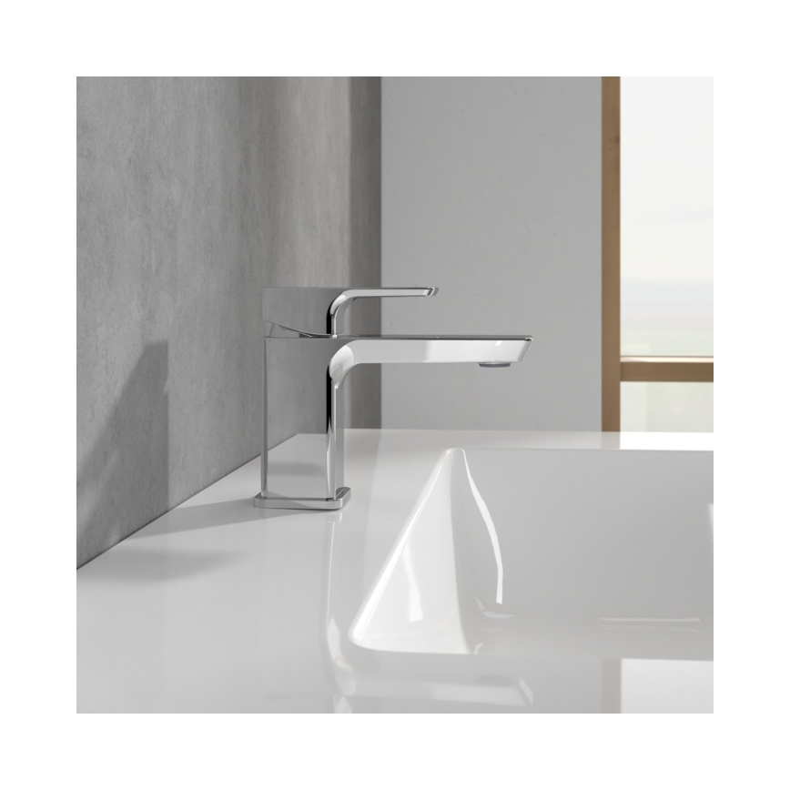 Villeroy & Boch TVW11200100161 - Waschtischarmatur SUBWAY 3.0 12,5 cm, glänzender Chrom