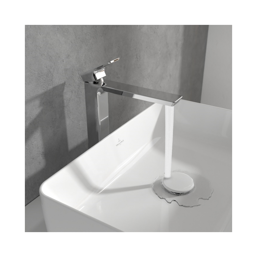 Villeroy & Boch TVW11200400061 - Miscelatore per lavabo SUBWAY 3.0 29,5 cm cromo lucido