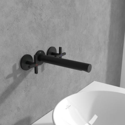 Villeroy & Boch TVZ106012000K5 - Mitigeur pour lavabo LOOP&FRIENDS noir mat