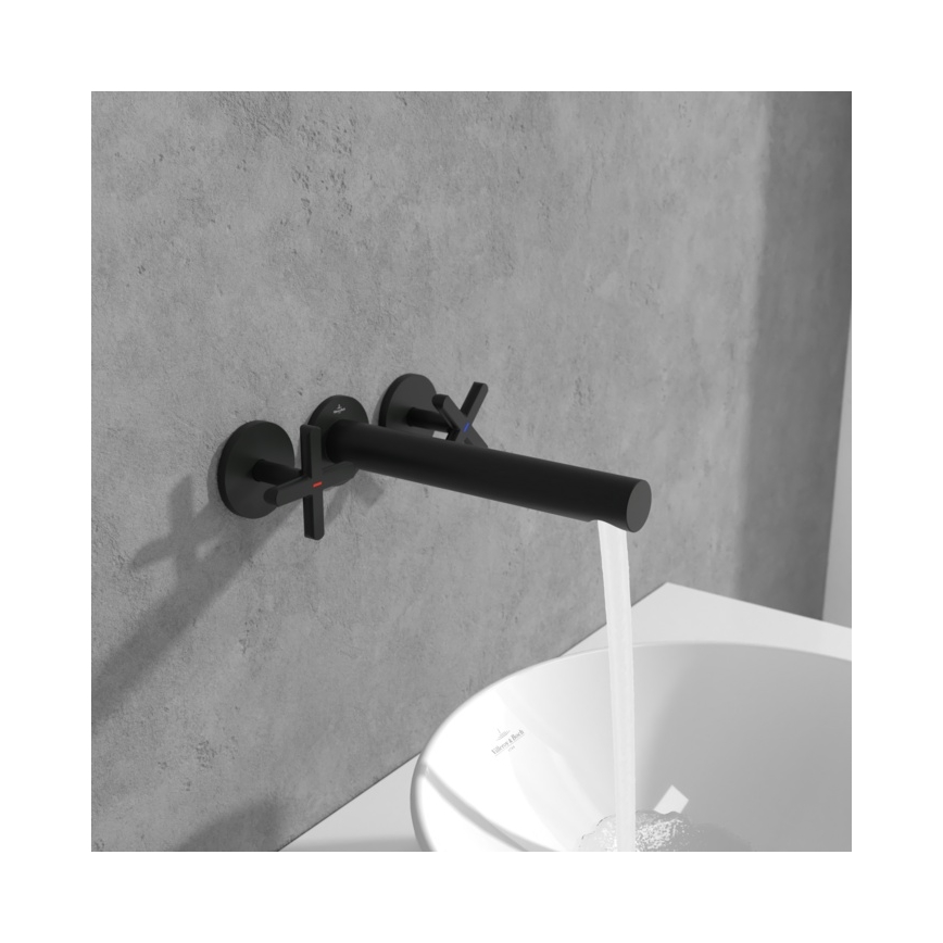 Villeroy & Boch TVZ106012000K5 - Mitigeur pour lavabo LOOP&FRIENDS noir mat
