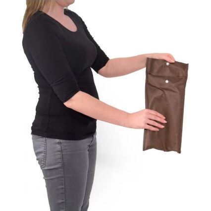 Vitility - Klappbarer Gehstock 92 cm braun