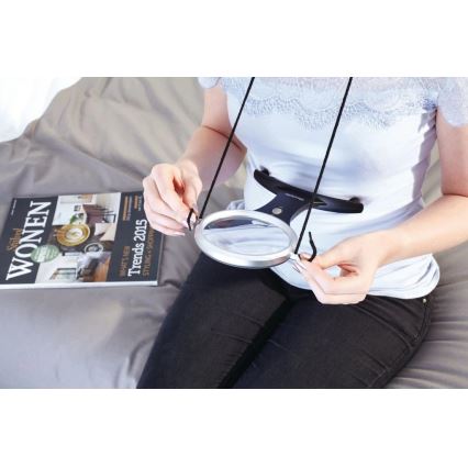 Vitility - Loupe de lecture avec éclairage