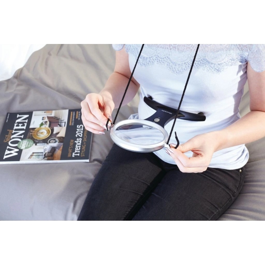 Vitility - Loupe de lecture avec éclairage