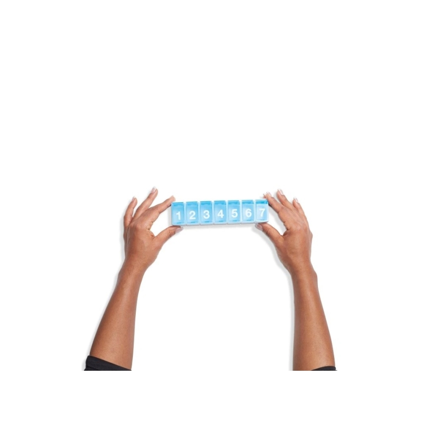 Vitility - Portapillole settimanale blu