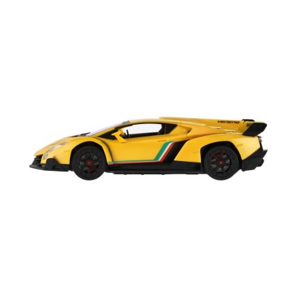 Voiture radiocommandée Lamborghini — alimentation 3xAA + 2xAA, jaune